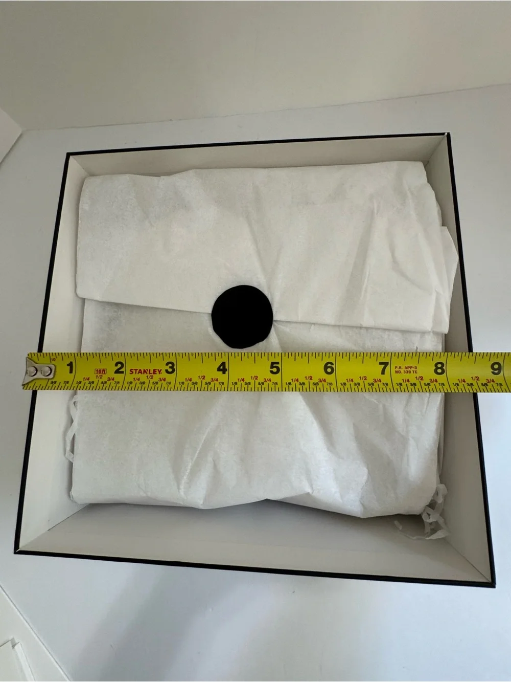 CHANEL Empty Gift Box Set Pouch Tissue Card Envelope Packaging 8 5/8 x 8 5/8 x 4